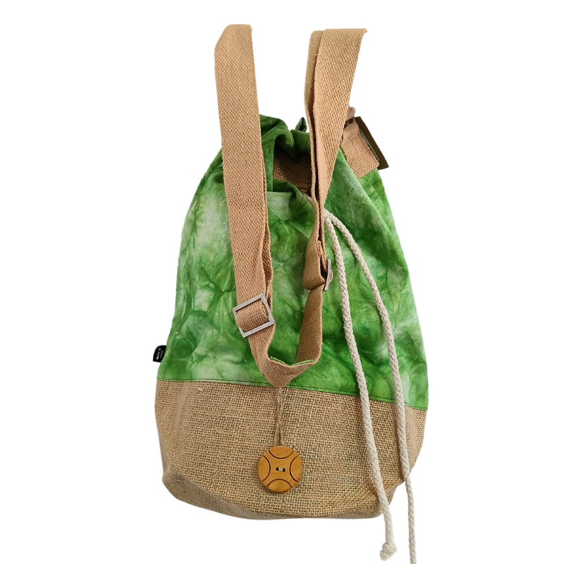 Ganz natürlicher Rucksack - Grün Stonewash - Lebensbaum