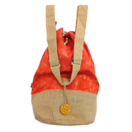 Ganz natürlicher Rucksack - Orange Stonewash - Namaste Hand