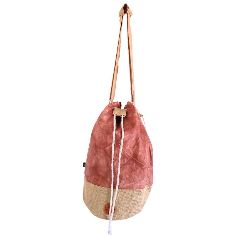 Ganz natürlicher Rucksack - Terrakotta-Stonewash - Hamsa