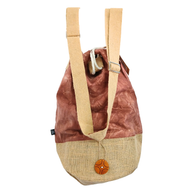 Ganz natürlicher Rucksack - Terrakotta-Stonewash - Hamsa