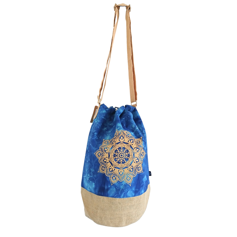 Ganz natürlicher Rucksack - Blue Stonewash - Mandala