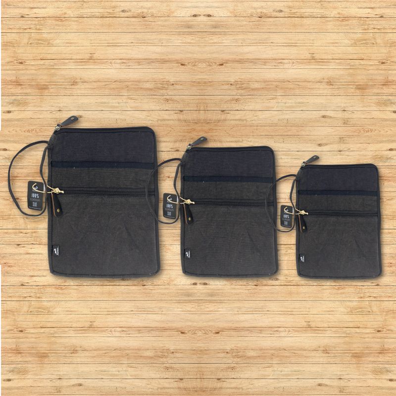Hop Hare Stonewash Große Laptoptasche - Anthrazit