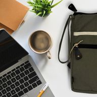 Hop Hare Canvas Große Laptoptasche - Olivgrün