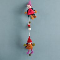 Wandbehang aus Filz - Feenengel