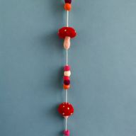 Filz-Wandbehang - Rote Pilze