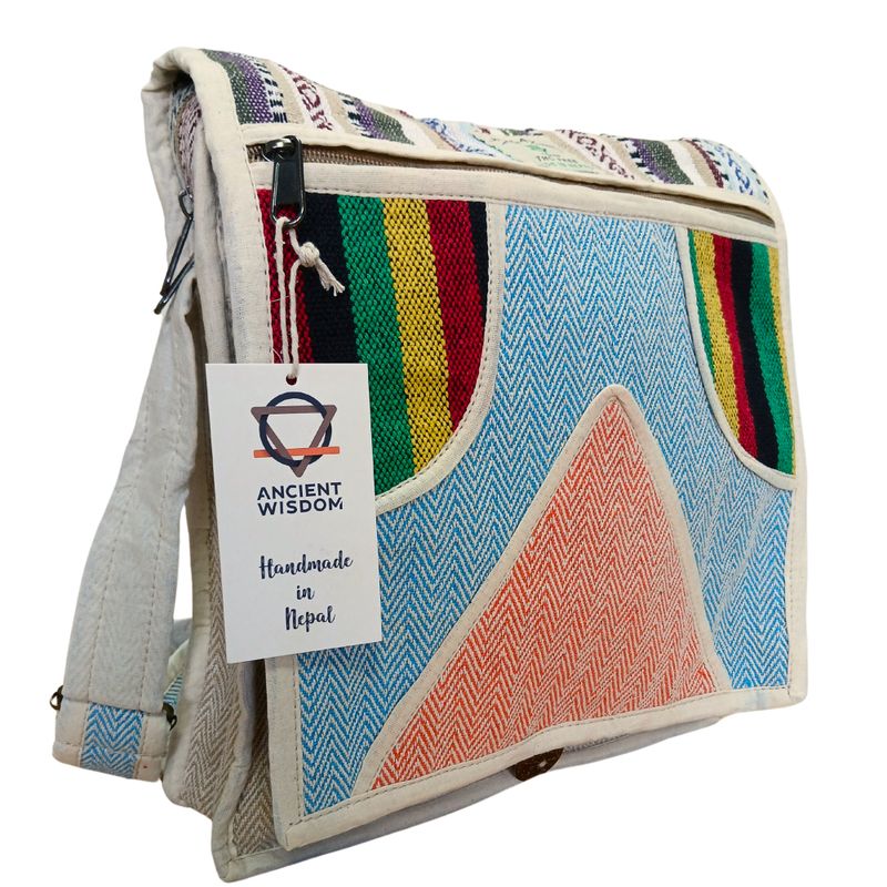 Hanf Laptop Messenger Bag - Dreieck