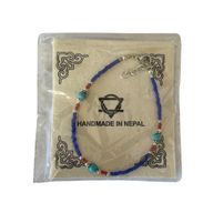 Nepalesisches Armband mit extra feinem Edelstein - Blauer Onyx