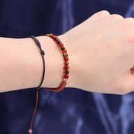 Sternzeichen-Kristallkerze mit Edelsteinarmband - Löwe