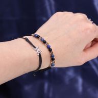 Sternzeichen-Kristallkerze mit Edelsteinarmband - Skorpion