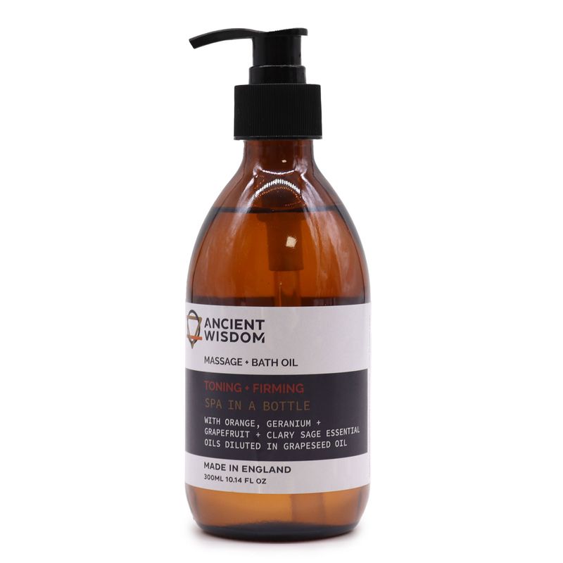 Aromatherapie-Massage- und Badeöl – Straffend und festigend, 300 ml