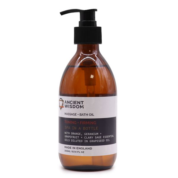 Aromatherapie-Massage- und Badeöl – Straffend und festigend, 300 ml