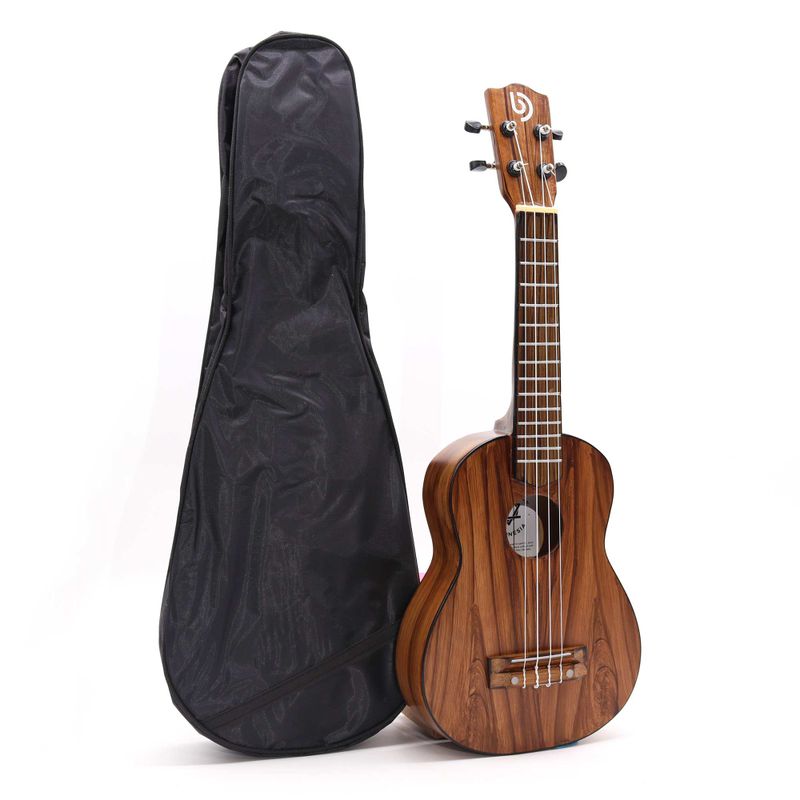Von Hand gefertigte Ukulele – klassisches Natur-Finish (4 Saiten)