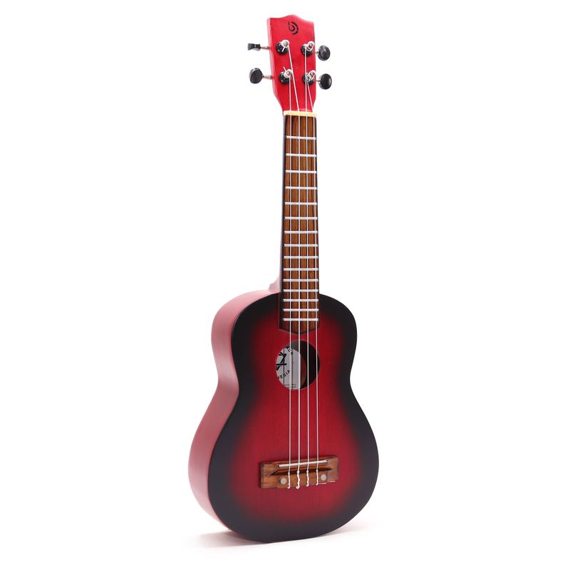 Von Hand gefertigte Ukulele – natürliches Sunburst-Finish (4 Saiten)