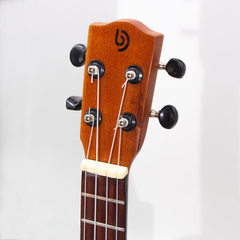 Von Hand gefertigte Ukulele – Orange Sunburst-Finish (4 Saiten)