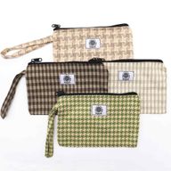 Weiche und praktische Geschenkbeutel und Schlaufe aus natürlichem Material – (4 x 1 verschiedene Materialien) – 20 x 13 cm