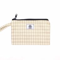 Weiche und praktische Geschenkbeutel und Schlaufe aus natürlichem Material – (4 x 1 verschiedene Materialien) – 20 x 13 cm