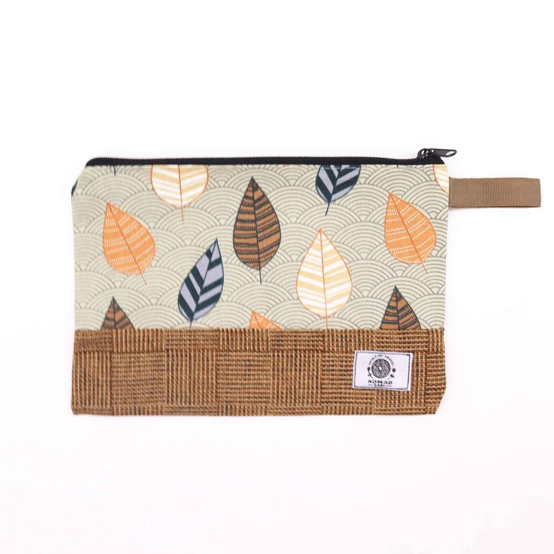 Große Luxusbeutel mit Tropenmotiv – (3 x 2 verschiedene Designs) – 26 x 17 cm