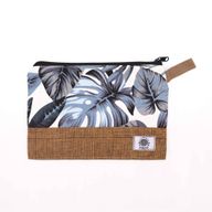 Große Luxusbeutel mit Tropenmotiv – (3 x 2 verschiedene Designs) – 26 x 17 cm