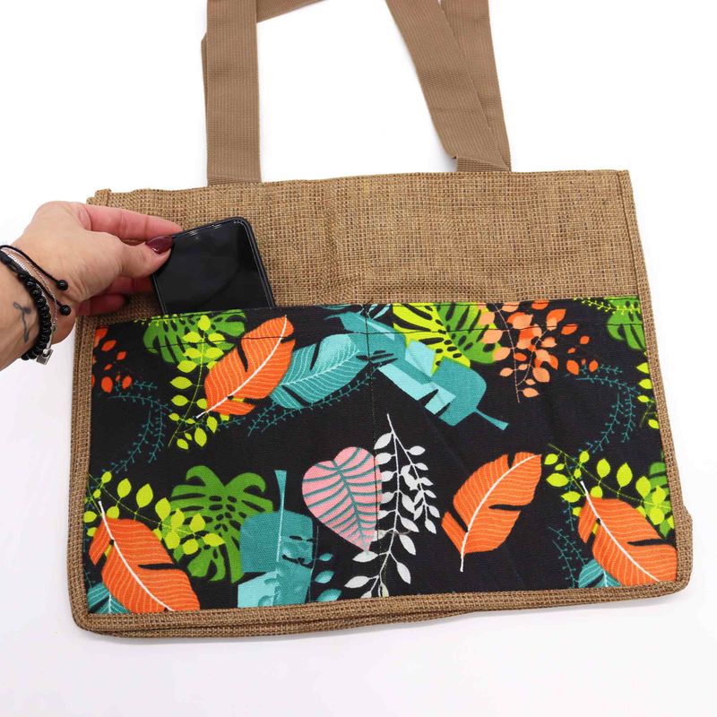 Einkaufstasche „Tropical Market“ – (3 verschiedene Designs) – 40 x 30 x 9 cm