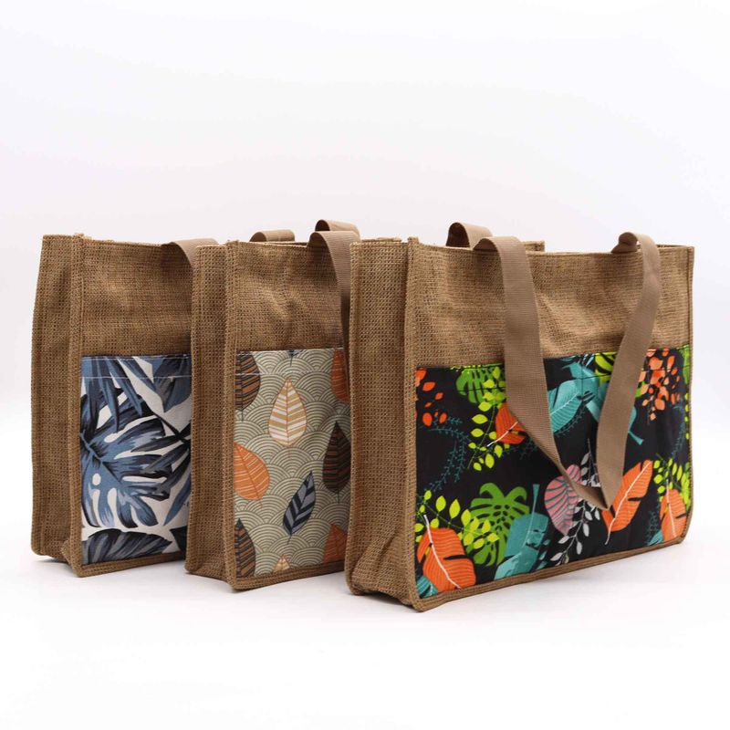 Einkaufstasche „Tropical Market“ – (3 verschiedene Designs) – 40 x 30 x 9 cm