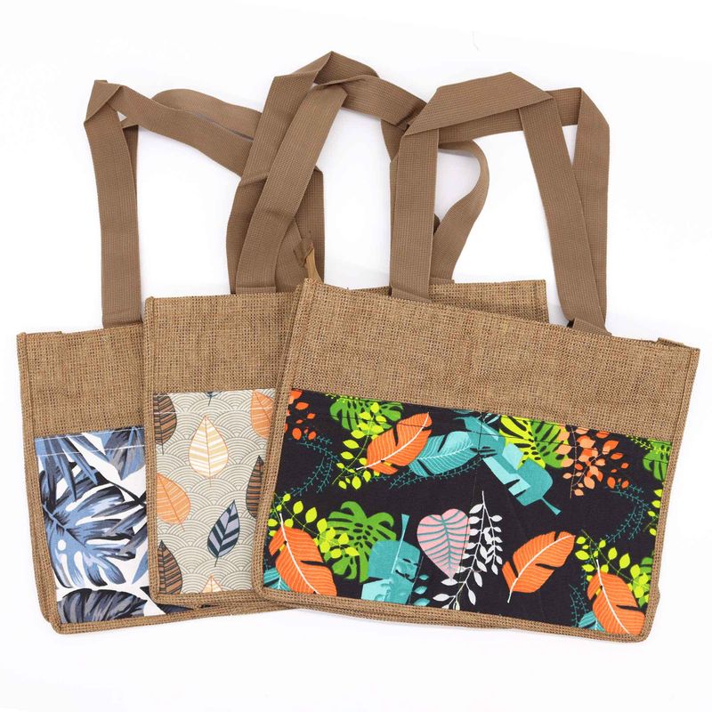 Einkaufstasche „Tropical Market“ – (3 verschiedene Designs) – 40 x 30 x 9 cm