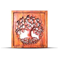 Quadratische dekorative Baum aus Holz 40x40cm