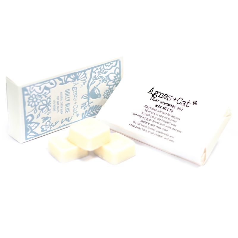 Schachtel mit 8 Wachsschmelzen - Dolly Blue