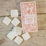 Schachtel mit 8 Wachsschmelzen - Clementine
