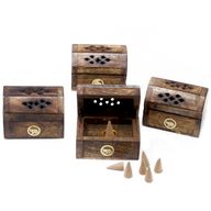 Mini-Räucherbox für Räucherkegel
