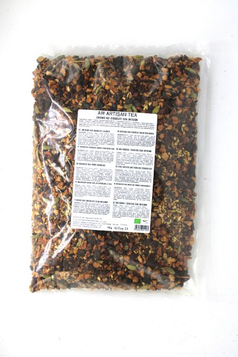 Bio-Heißschokoladen-Chai-Aufguss