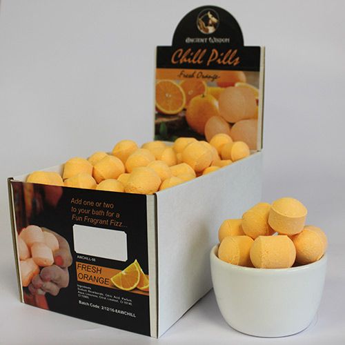 Badebombe "Chill Pill" - Frische Orange