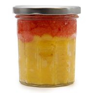 Ohne Etikett Duftendes Zucker -Körperpeeling – Pfirsich-Sangria 300 g
