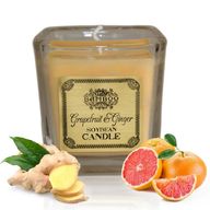Sojawachskerze in Glas "Grapefruit & Ingwer"