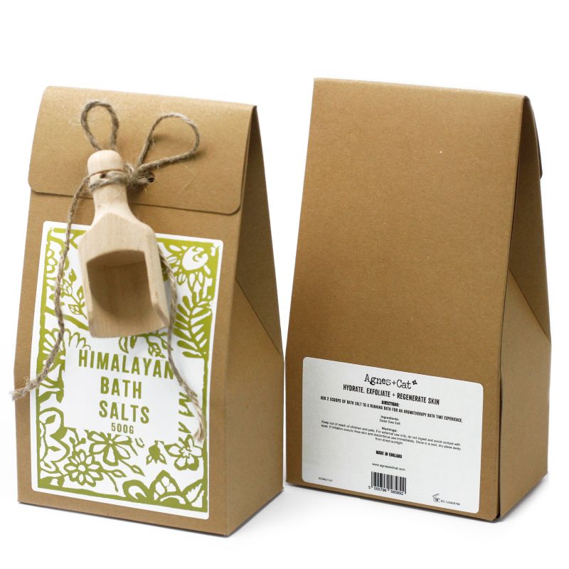 Packung mit 3x 500g Badesalz – Ylang und Rose Himalaya