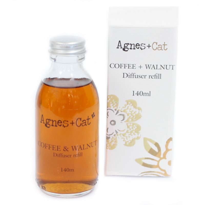 150 ml Nachfüllpackung für Rattanstäbchen-Diffusor – Kaffee und Walnuss