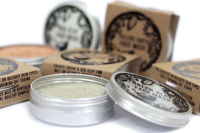 Gesichtsmaske aus grüner Tonerde 80g