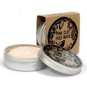 Gesichtsmaske aus rosa Tonerde 50g