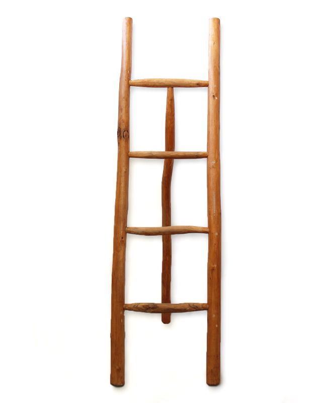 Große Teakleiter – 1,5 m – Natur