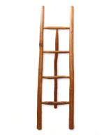 Große Teakleiter – 1,5 m – Natur