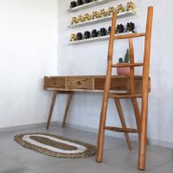 Große Teakleiter – 1,5 m – Natur