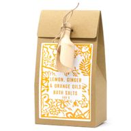 Badesalz mit Zitrone, Ingwer und Orange, 500 g