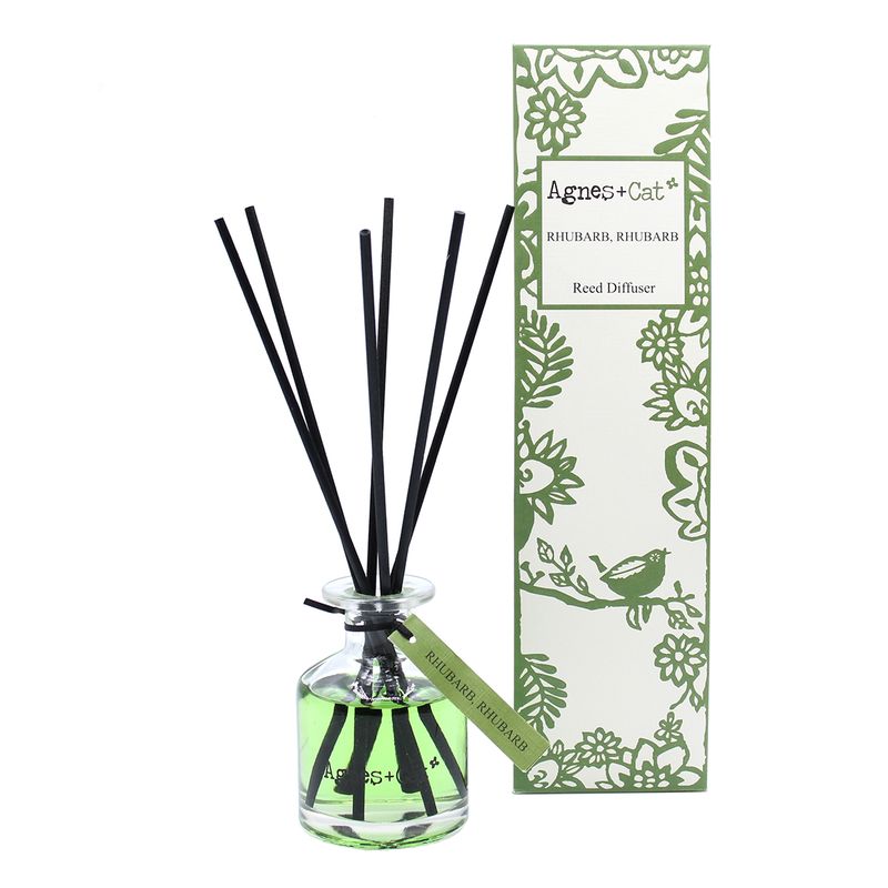 140 ml Rattanstäbchen-Diffusor – Rhabarber