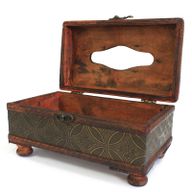 Taschentücherbox mit Füßen - Design 1