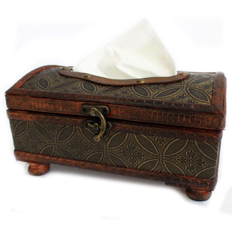 Taschentücherbox mit Füßen - Design 1