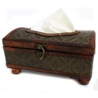Taschentücherbox mit Füßen - Design 1