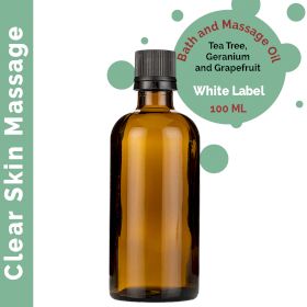 Klares Hautmassageöl – 100 ml – ohne Etikett
