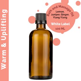 Warmes und belebendes Massageöl – 100 ml – ohne Etikett