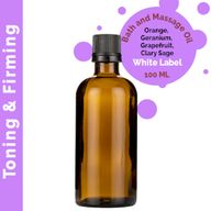 Tonisierendes und straffendes Massageöl – 100 ml – ohne Etikett
