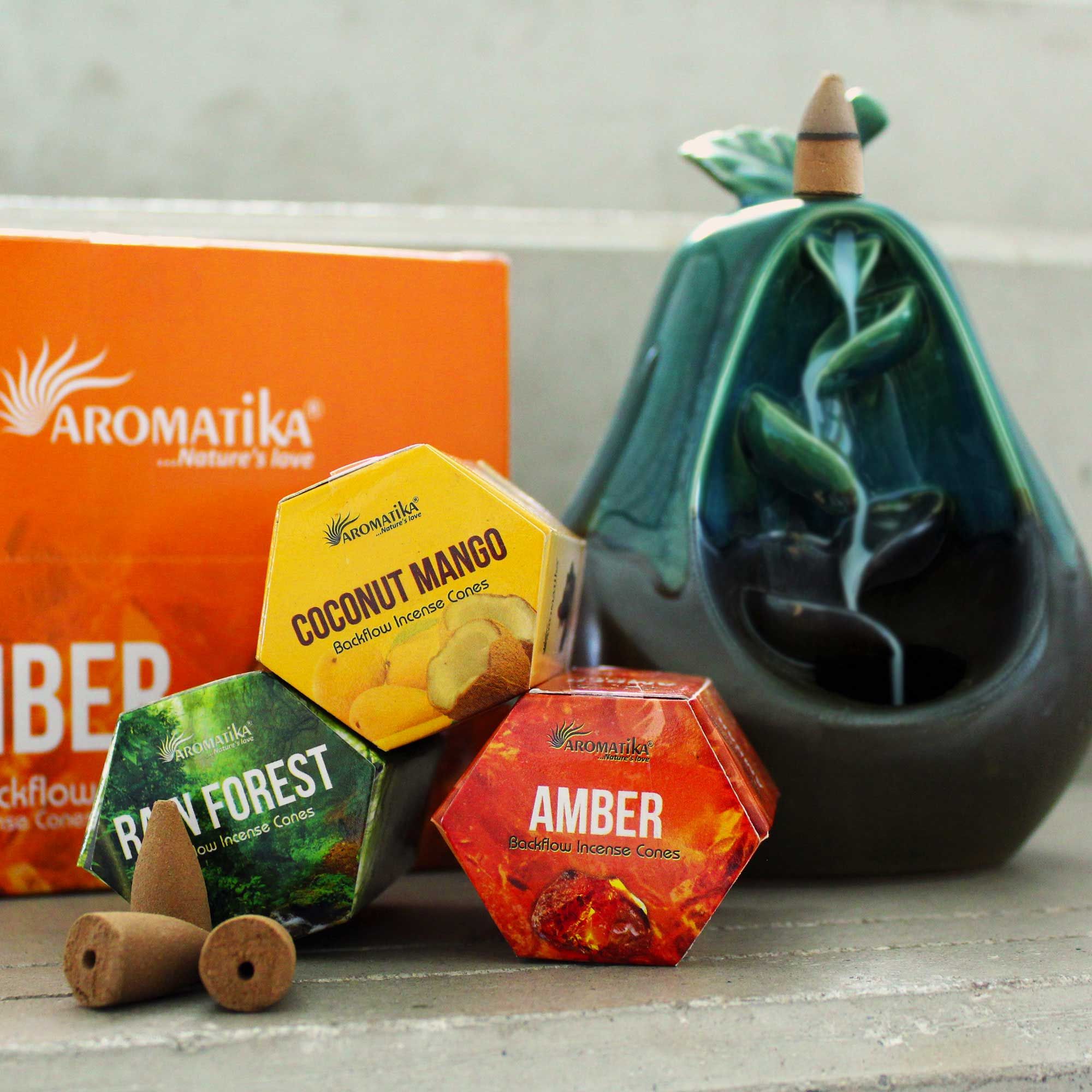Großhandel Aromatika Rückfluss-Räucherkegel