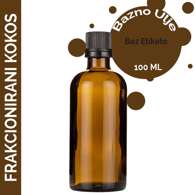 Fraktioniertes Kokosnussöl – 100 ml – ohne Etikett